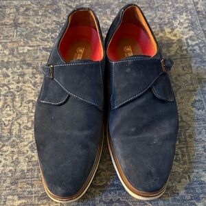 Monk Strap Men’s Suede Dress Shoes